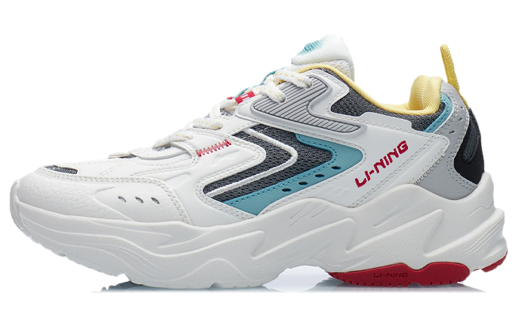 Li Ning Spacetime Classic Cushioning Low top Running Shoes Women’s White Gray