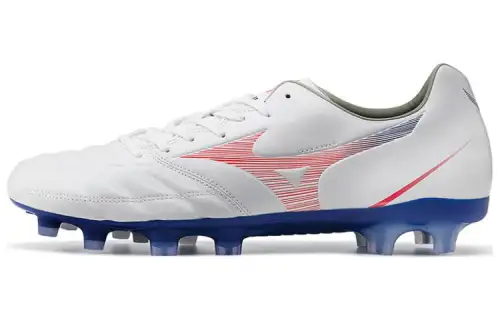 Mizuno Pro Cup Pro Slip Resistant Abrasion Resistant Soccer Shoes White Red