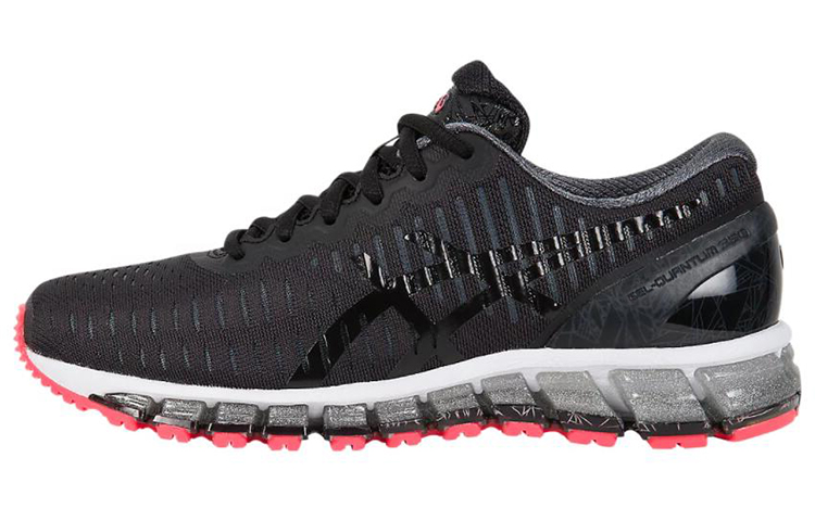 Asics Gel Quantum 360 Abrasion Resistant Breathable Low top Running Shoes Women's Black