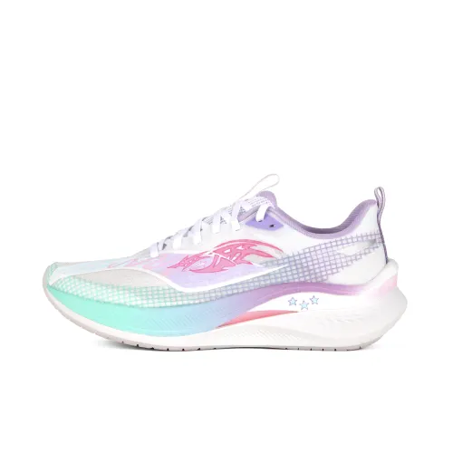 Li Ning Red Hare 7 Pro Cushioning, Wear Resistant Low top Training Running Shoes Unisex White Blue Purple