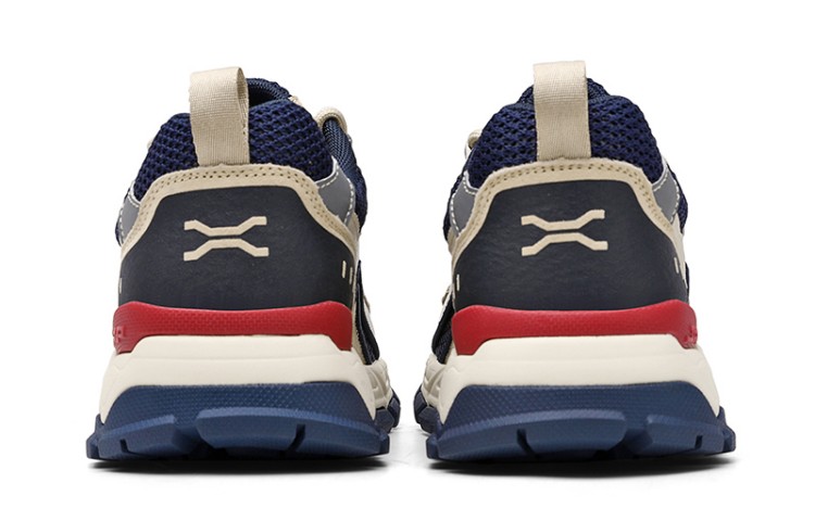 Jeep Cushioning Abrasion Resistant Waterproof And Breathable Balance Lightweight Low top Running Shoes Unisex Dark Blue