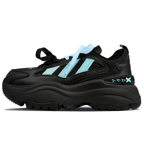 Adidas Originals OZGAIA Slip Resistant Low top Casual Shoes Women's Black Blue