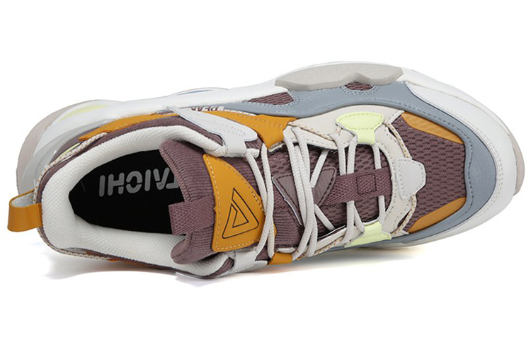 PEAK Cushioning Abrasion Resistant Support Balance Lightweight Low top Running Shoes Men’s Ecru