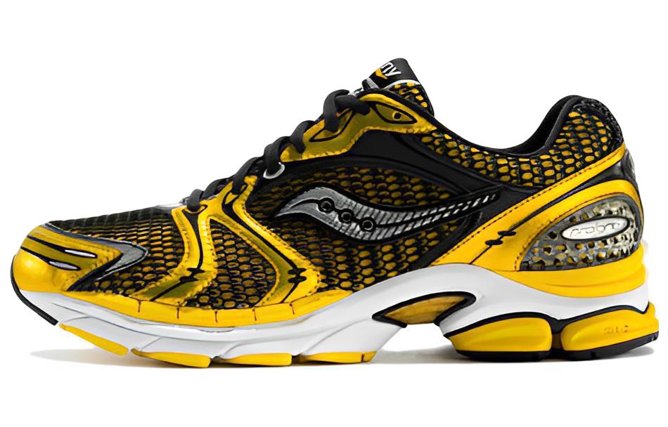 Мужские кроссовки Saucony ProGrid Triumph 4 (желто-черные)