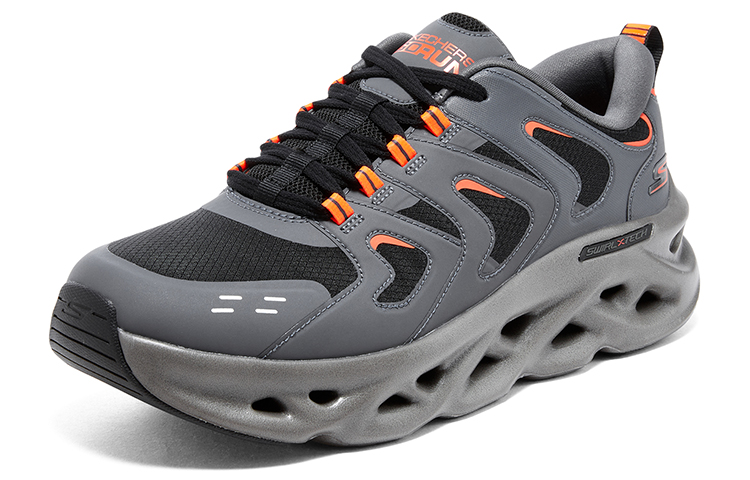 Skechers Comfortable Low top Running Shoes Men’s Gray Black