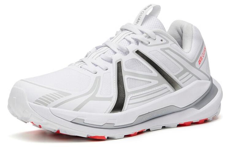 Anta Cushioning Slip Resistant Abrasion Resistant Low top Running Shoes Men’s White Gray