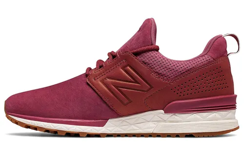 New Balance NB 574 Sport Casual Low Top Running Shoes Women's Dragon Fruit Color