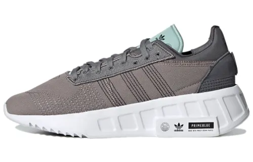 Adidas Originals Geodiver Primeblue Fabric Breathable Low top Casual Shoes Women's Gray White