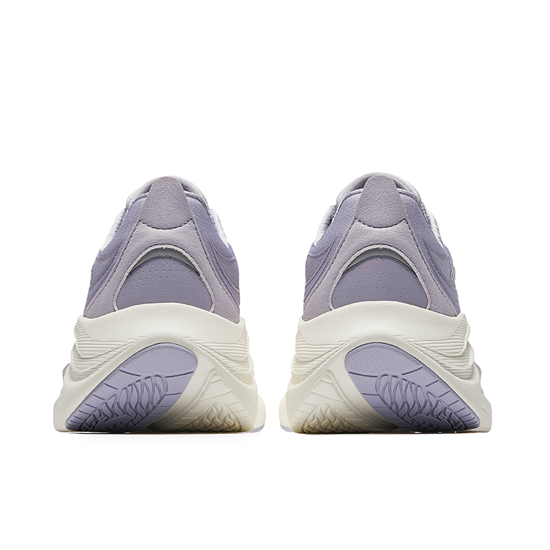 Anta Leaf 6.0 Low top EVA Midsole Casual Running Shoes Women’s White Purple