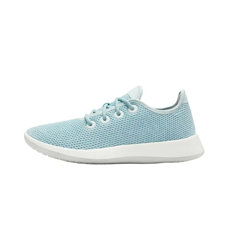 Allbirds Tree Runner Tencel Breathing Shoes Shock Absorption Low-top Casual Urban Commuting Running Shoes Men's Light Mint