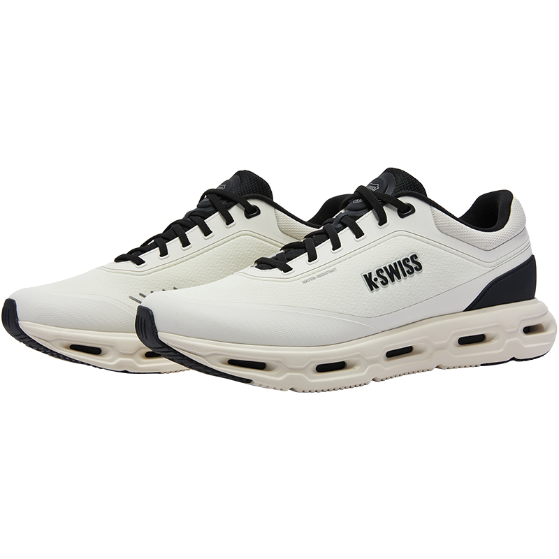 K·SWISS Textile, TPU Low top Running Shoes Men’s Tofu White