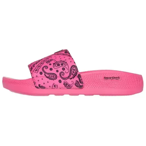 Snoop Dogg x Skechers Slide Slippers Women's Pink Black