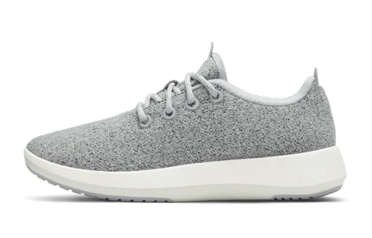 Allbirds Wool Runner Cushioning Low top Sports Casual Shoes Men's Light Gray