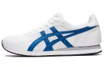 Asics Tiger Runner Comfortable Low top Running Shoes Men's White Blue