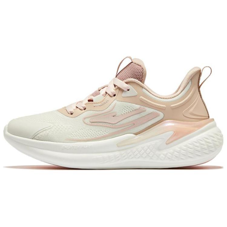 Erke Cushioning Slip Resistant Mid top Running Shoes Women’s Pink White