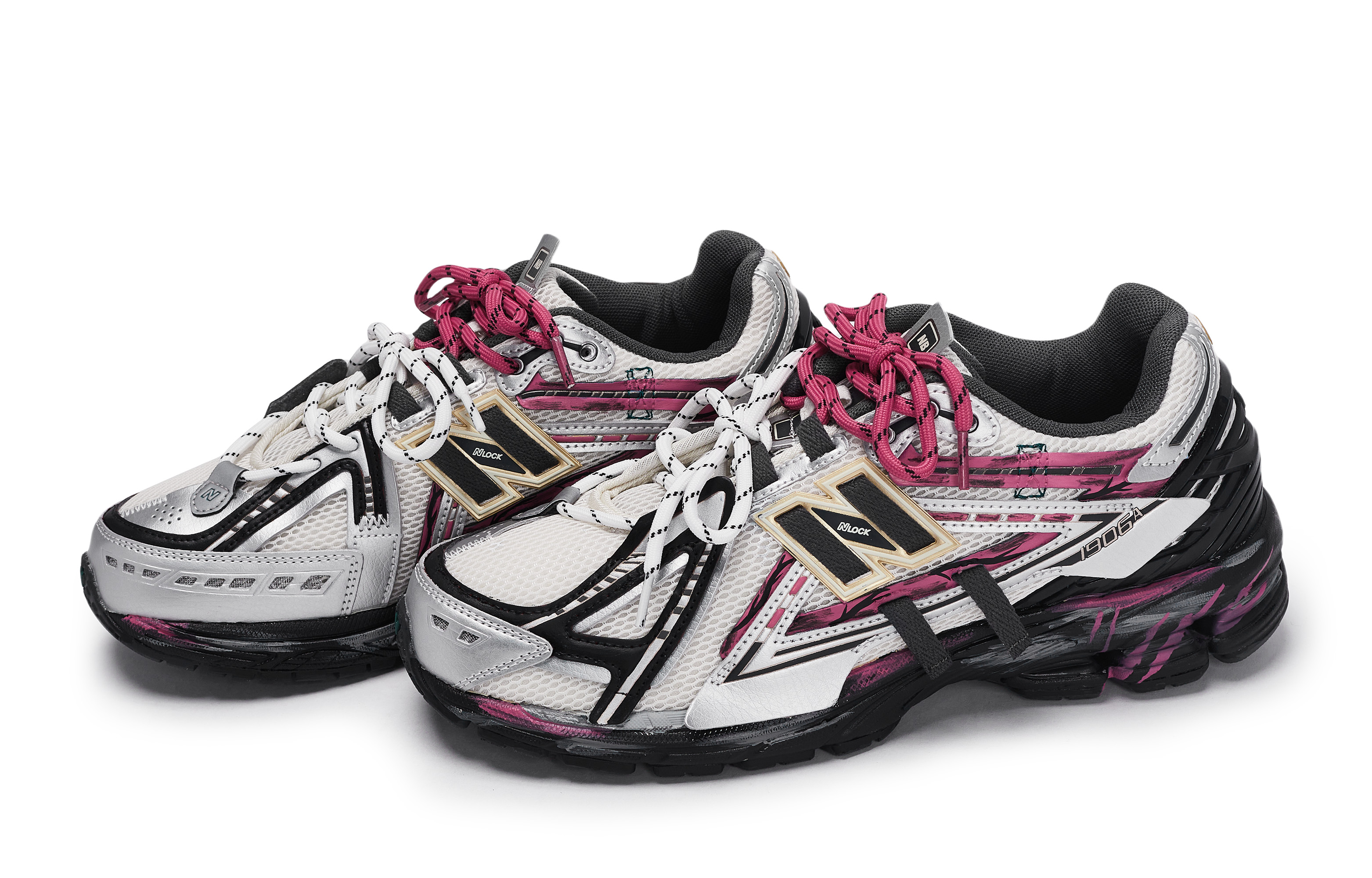 New Balance 1906 Abrasion Resistant Abrasion Resistant Low top Running Shoes Men’s Fuchsia Silver