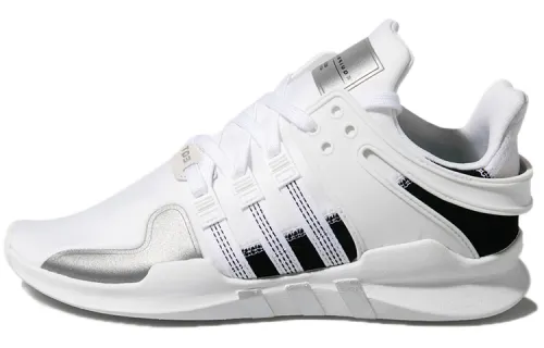 Adidas originals EQT Support ADV comfortable and wear-resistant low-cut marathon running shoes for men and women, white and black
