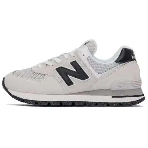 New Balance NB 574 Comfortable Low top Running Shoes Unisex Black Gray D Width