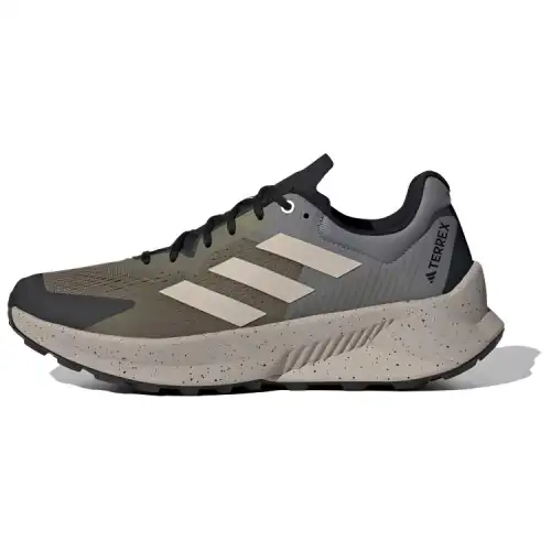 Adidas Terrex Soulstride Slip Resistant Abrasion Resistant Low top Casual Running Shoes Men's Olive Green