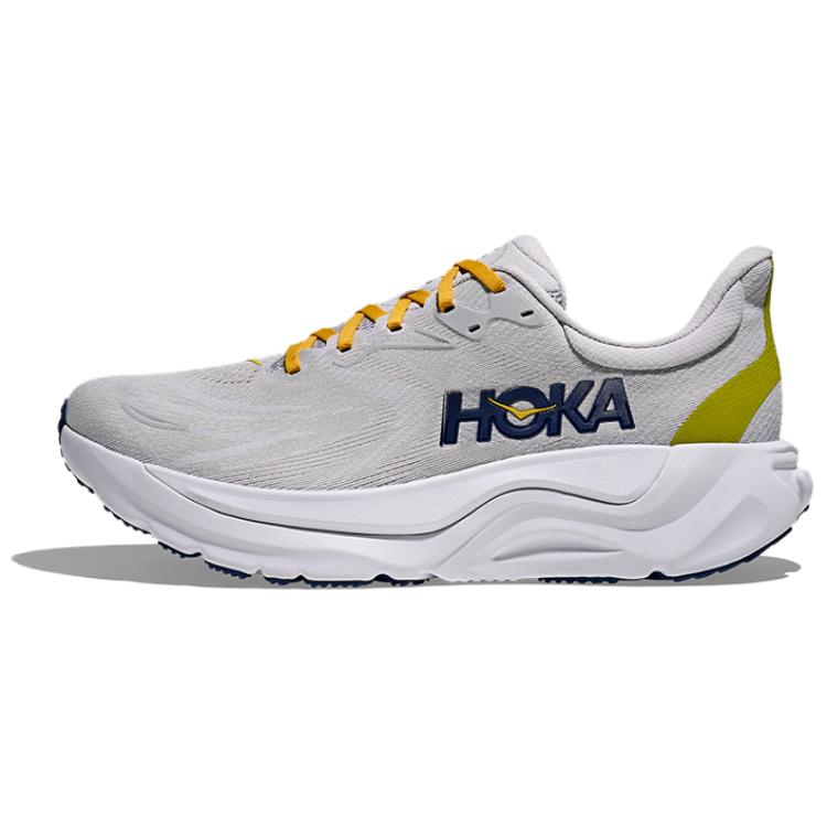 HOKA ONE ONE Arahi 8 Cushioning Slip Resistant Cushioning Slip Resistant Running Shoes Men’s Gray White