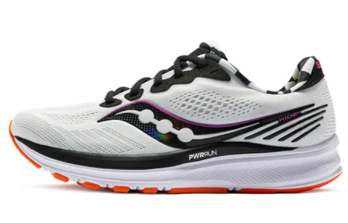 Saucony Ride Yutu 14 Textile, Synthetic Leather Cushioning Abrasion Resistant Support Low top Running Shoes Women's