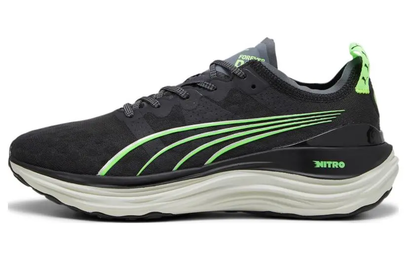 PUMA ForeverRun Nitro Running Shoes 'Black Green'