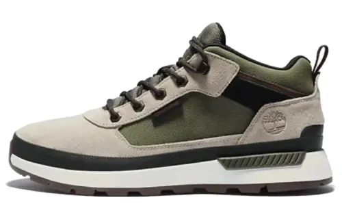 Timberland Field Trekker Comfortable Cushioning, Wear Resistant Mid top Running Shoes Men's Beige