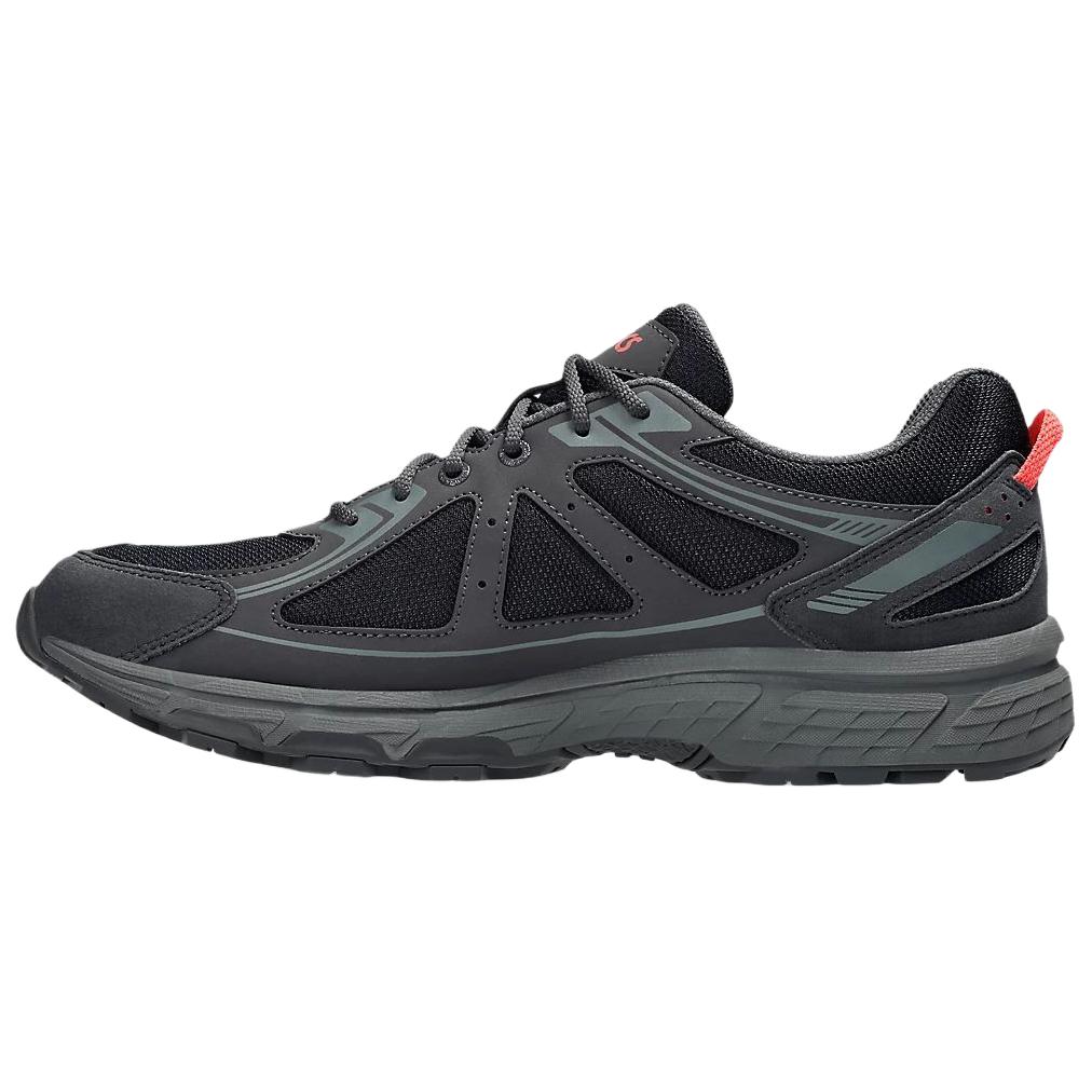 ASICS Gel Venture 6 Fabric Cushioning Low top Gel Cushioning Gel Trail Running Casual Running Shoes Unisex Black Green