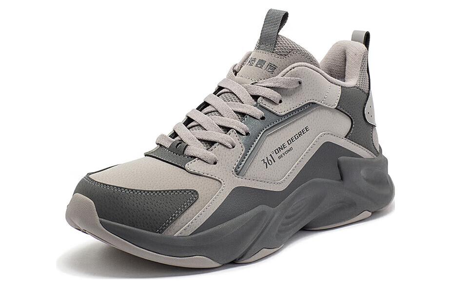 361° Slip Resistant Low top Running Shoes Men’s Zinc Iron Gray Smoke Gray