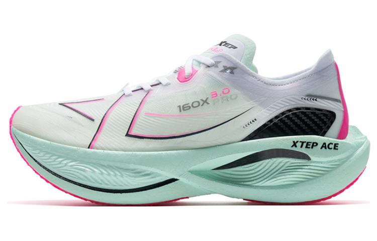 XTEP 160X 3.0 Pro Racing Fabric Cushioning Slip Resistant Abrasion Resistant Breathable Low top Marathon Sprint