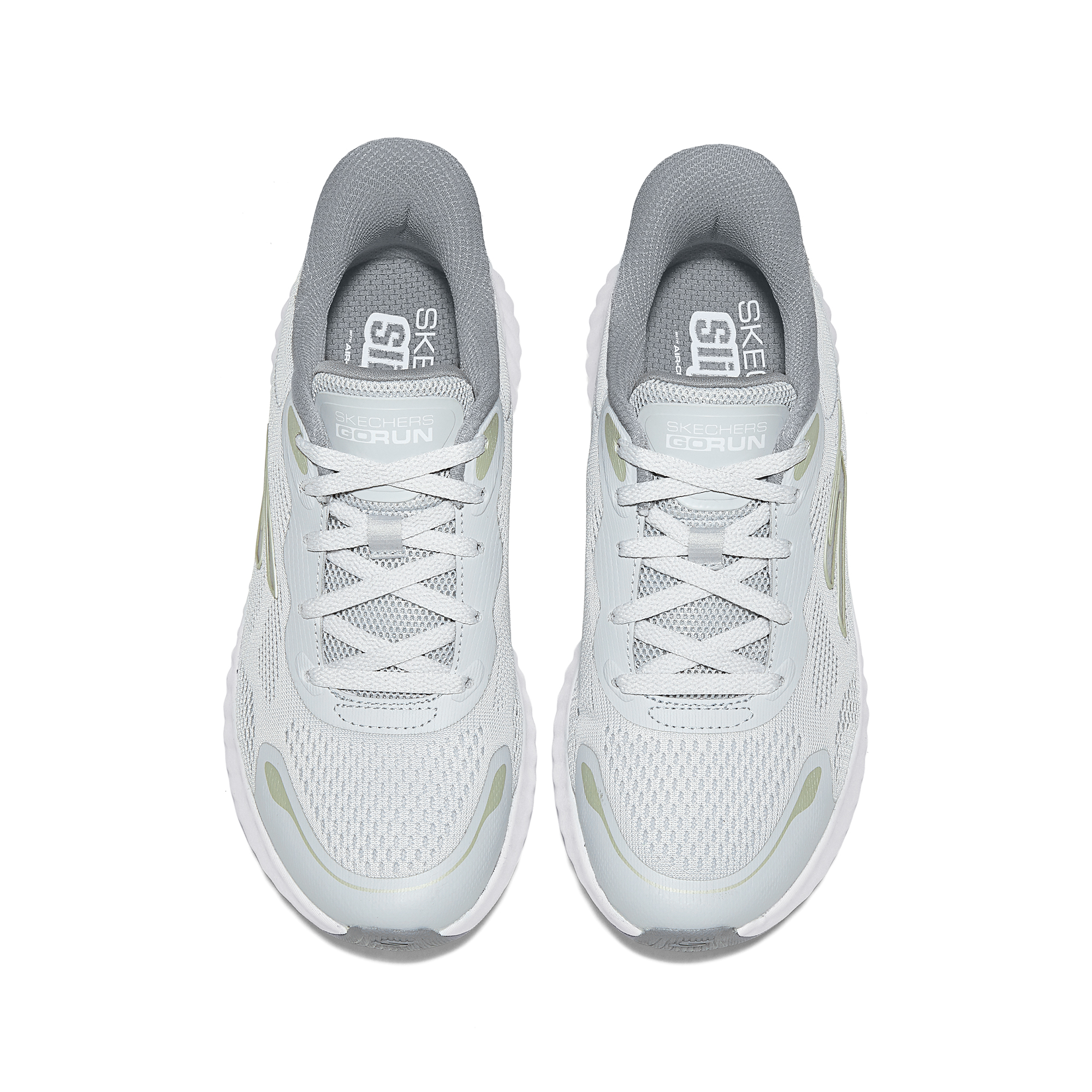Skechers GO RUN NOW Breathable Lightweight Rebound Low top Running Shoes Women’s Gray