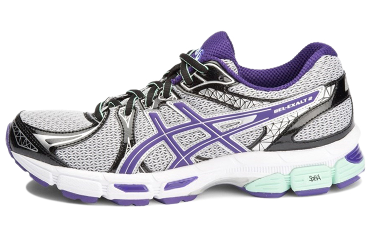Asics Gel Exalt 2 Low top Running Shoes Women's Gray Purple
