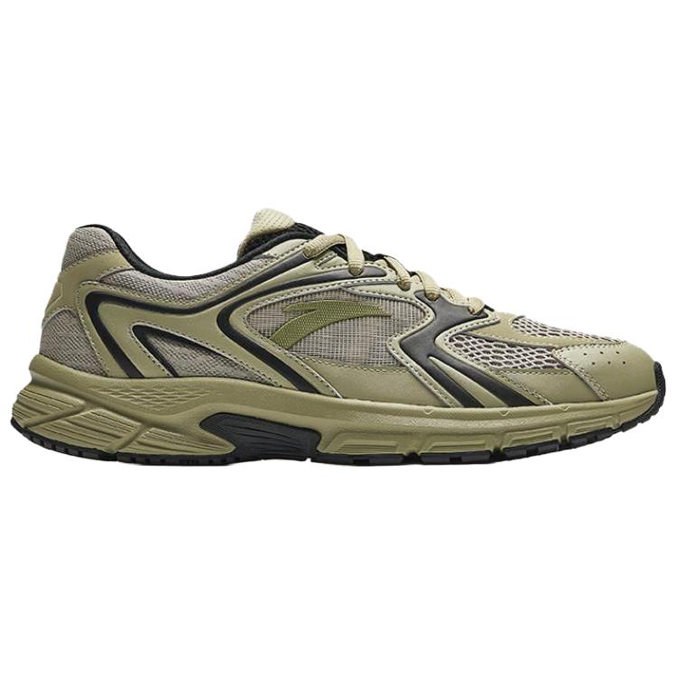 Anta Cushioning, Wear Resistant Low top Casual Running Shoes Men’s Cyan Smoke Dust Basic Black