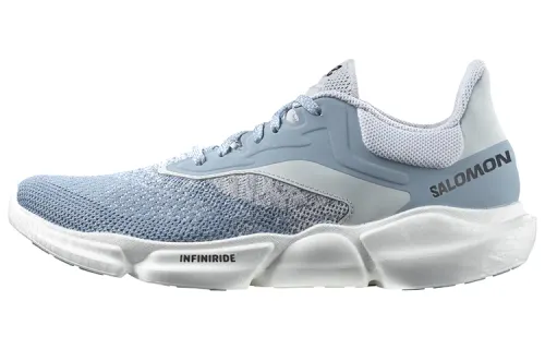 SALOMON Predict Soc 3 Comfortable Leather Slip Resistant Abrasion Resistant Low top Running Shoes Men's Blue Gray