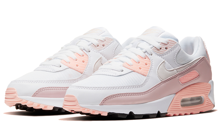 Женские кроссовки Nike Air Max 90 Washed Coral (розово-белые) — Розовыйбелый — фото 3