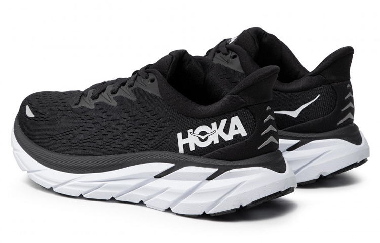 HOKA ONE ONE Clifton 8 Wide ‘Black White’ Women’s