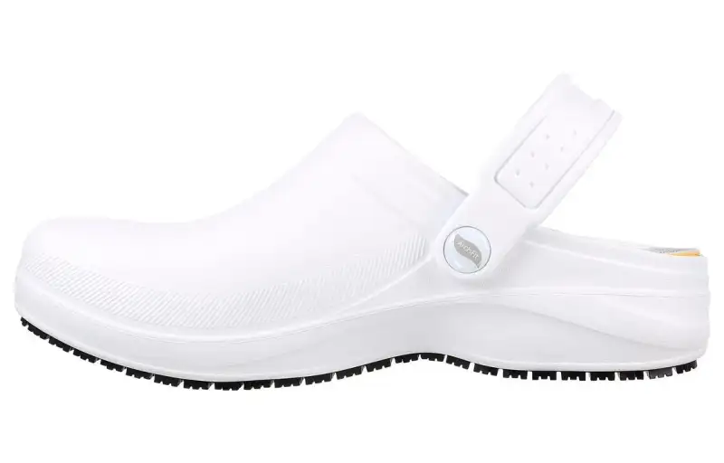 Skechers Arch Fit Quiet Closed Toe Slippers Women's White