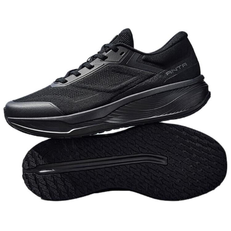 Anta Shen Xing 12 Cushioning Lightweight Cushioning Lightweight Low top Walking Shoes Women’s Black