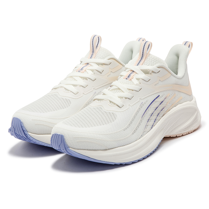 361° Cushioning Abrasion Resistant Breathable Low top Casual Running Shoes Women’s White Purple