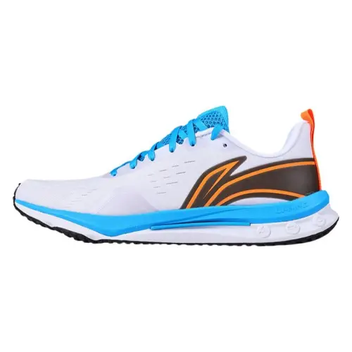 Li Ning Slip Resistant, Abrasion Resistant, Breathable Low top Casual Running Shoes Unisex Standard White