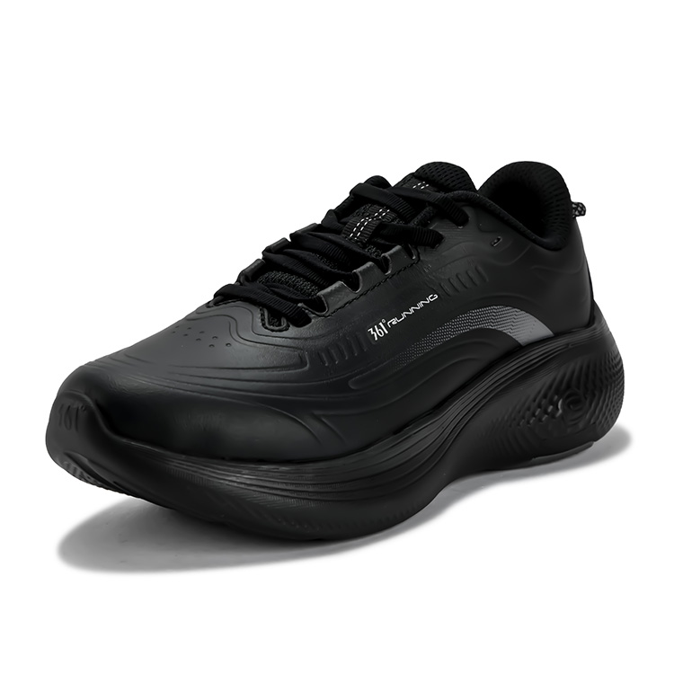361° Abrasion Resistant Cushioning Low top Casual Running Shoes Women’s Obsidian Black