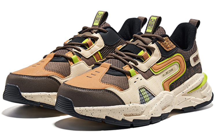 Erke Low top Running Shoes Men’s Brown Green