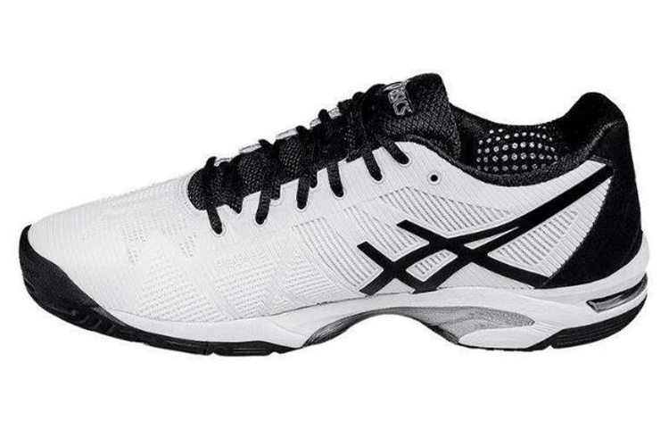 Asics Gel Solution Speed 3 Low top Running Shoes Men's White Black