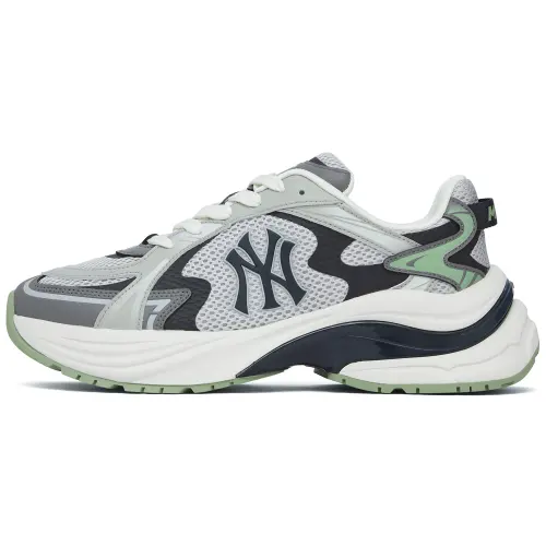 MLB Curve Runner Textile, Synthetic Leather Low top Running Shoes Unisex Mambo Green