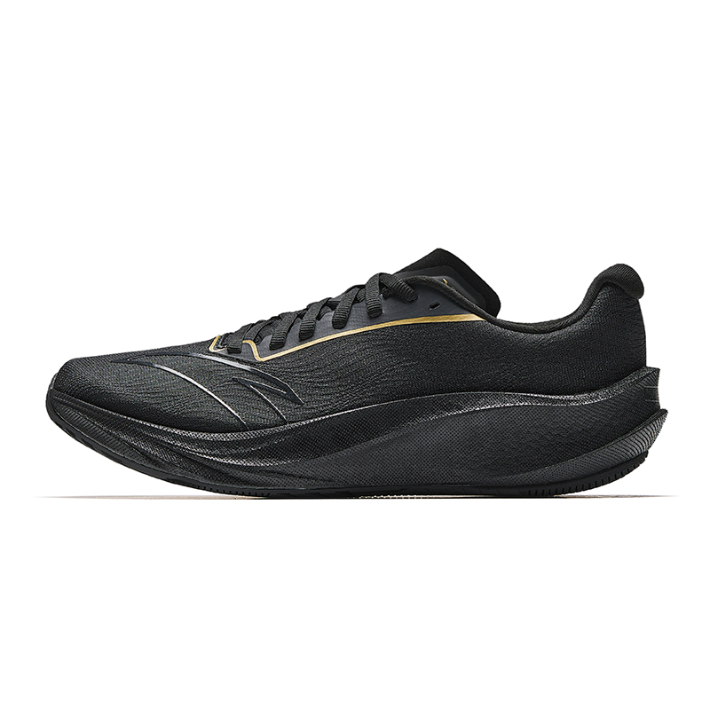 Anta Cushioning Slip Resistant Breathable Rebound Low top Nitrogen Technology Casual Training Running Shoes Men’s Black