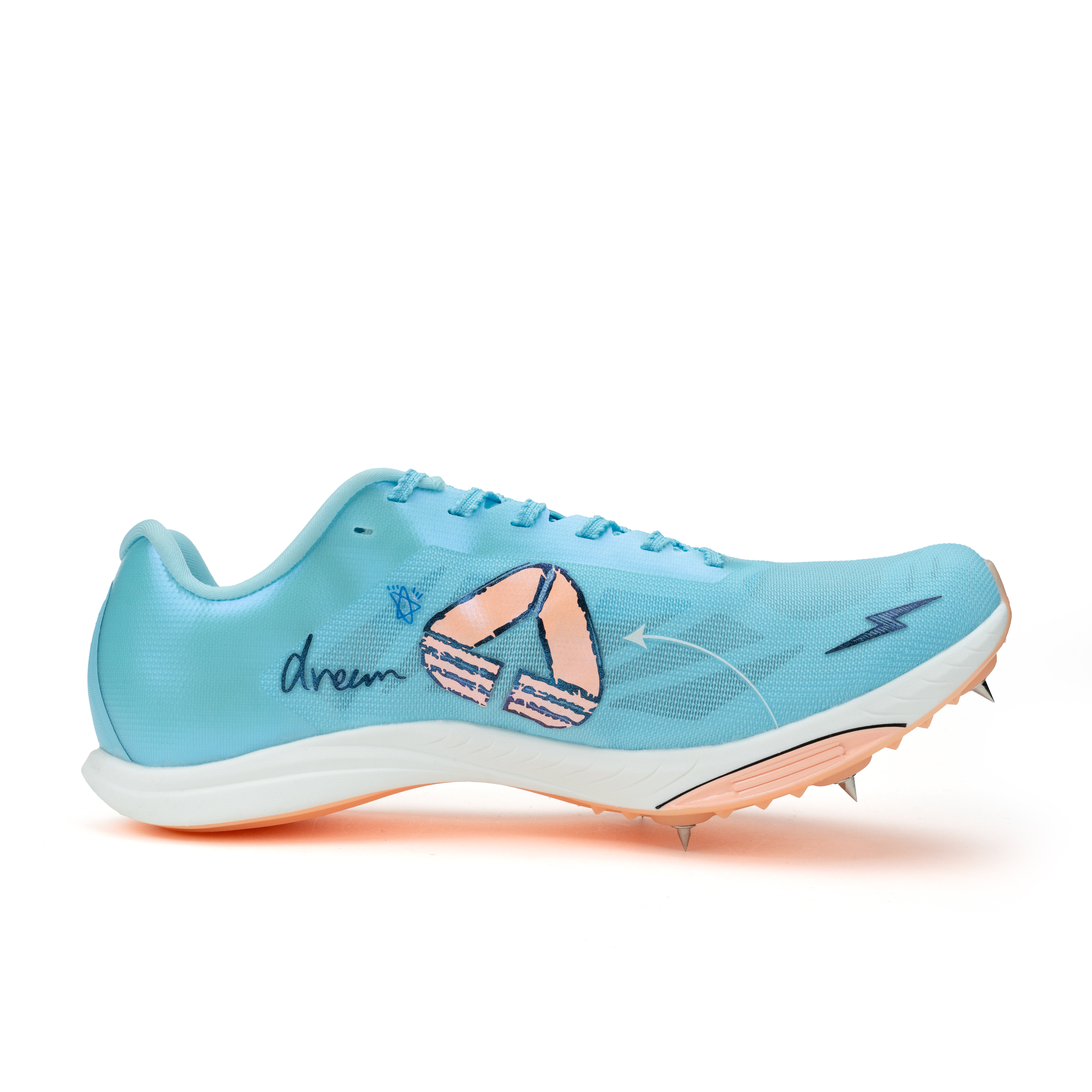 CIERSES Training Sprint Racing Running Shoes Unisex Dream Blue