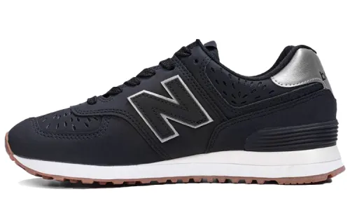 New Balance 574Series Classic Black/Silver Women's