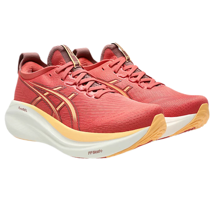 Asics GEL NIMBUS 27 Cushioning Low top Running Shoes Women’s Red