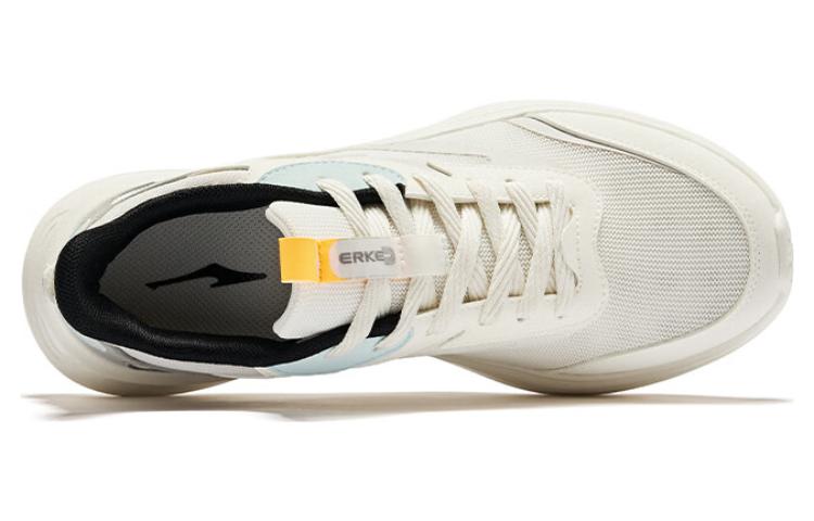 Erke Leap 2.0 Breathable And Resilient Low top Running Shoes Men’s Microcrystal White Recycling Gray