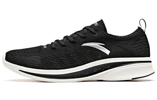 Anta Hydrogen Run I Athleisure Lightweight Rebound Low top Running Shoes Men's Black